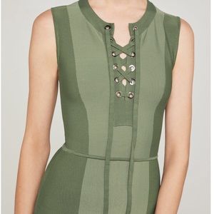 BCBG green dress